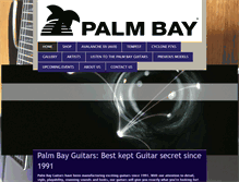 Tablet Screenshot of palmbayguitars.com